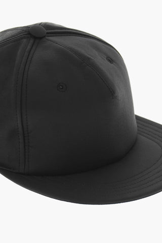 DRKSHDW Leather and Nylon Baseball Cap