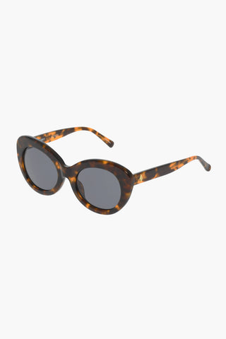 Tortoiseshell- Motif Cat Eye Sunglasses
