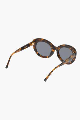 Tortoiseshell- Motif Cat Eye Sunglasses