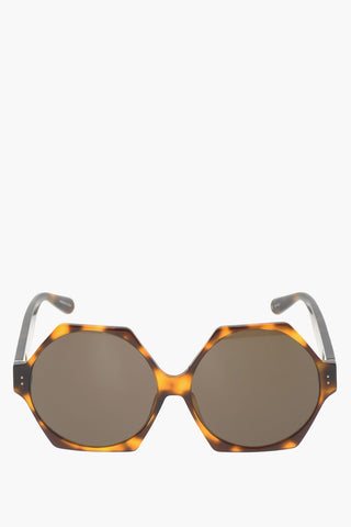 Occhiali da Sole Oversized in Motivo Tartarugato