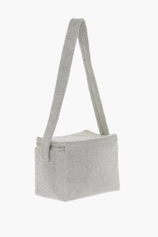 Rhinestone Embellished Shoulder Bag