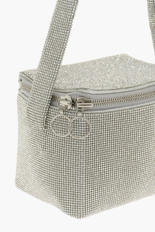 Rhinestone Embellished Shoulder Bag