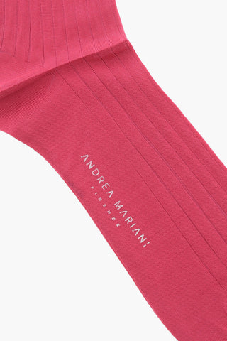 Ribbed Cotton Blend Socks