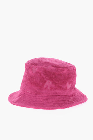 Cappello Bucket BIANCA in Spugna a Tinta Unita