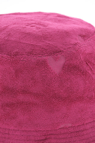 Cappello Bucket BIANCA in Spugna a Tinta Unita