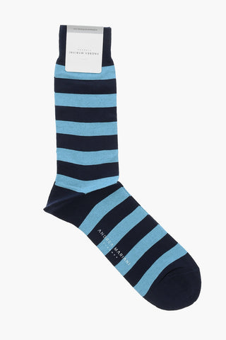 Two-Tone Striped Long Socks