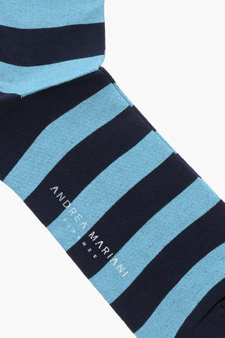 Two-Tone Striped Long Socks