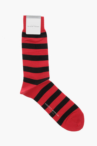 Two-Tone Striped Long Socks