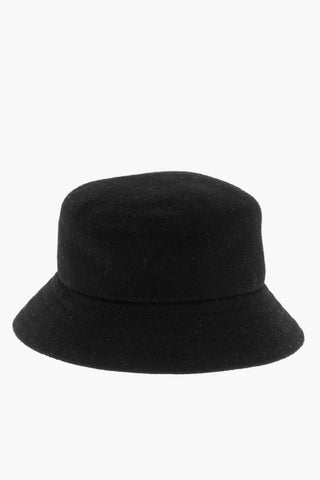 Solid Color Bucket Hat with Embroidered Logo