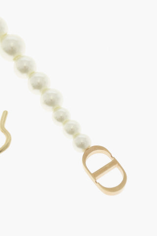 Single Earring with Beaded Pendant