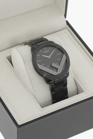 Analog Watch with Logoed Metal Strap