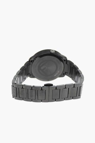 Analog Watch with Logoed Metal Strap