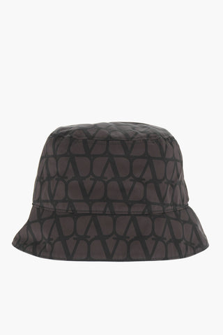 GARAVANI Two-Tone Bucket Hat with All-Over Logo
