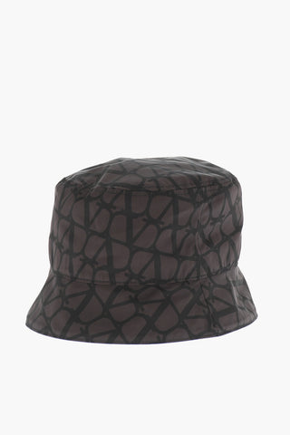 GARAVANI Two-Tone Bucket Hat with All-Over Logo