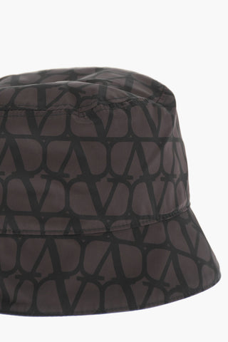 GARAVANI Two-Tone Bucket Hat with All-Over Logo
