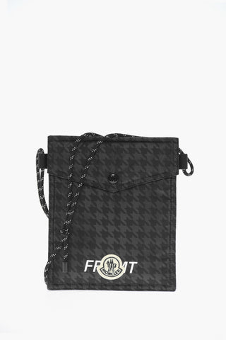 7 FRAGMENT HIROSHI FUJIWARA Houndstooth-Motif Nylon Mini Crossbody Bag