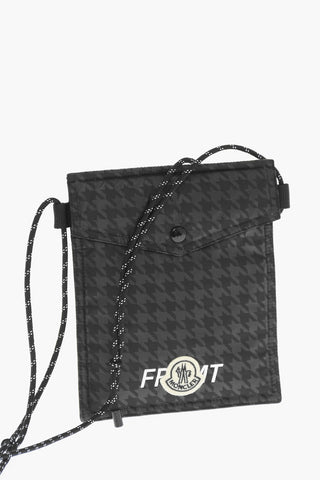 7 FRAGMENT HIROSHI FUJIWARA Houndstooth-Motif Nylon Mini Crossbody Bag