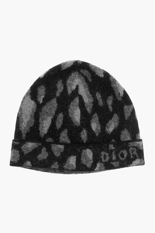 Beanie Bicolore a Fantasia Animalier