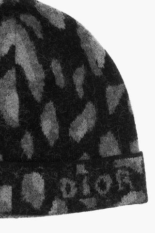 Beanie Bicolore a Fantasia Animalier