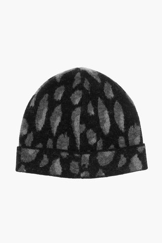 Beanie Bicolore a Fantasia Animalier