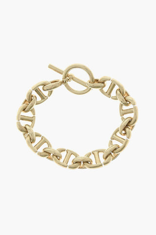 Golden Effect Metal Bracelet