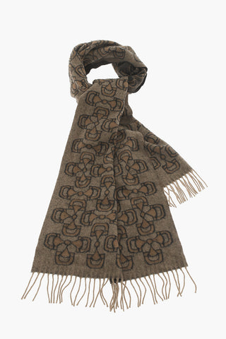 All-Over Logo Cashmere Scarf