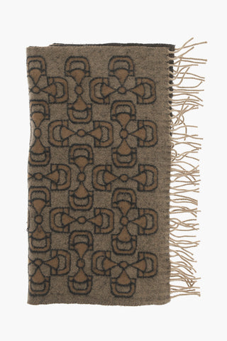 All-Over Logo Cashmere Scarf