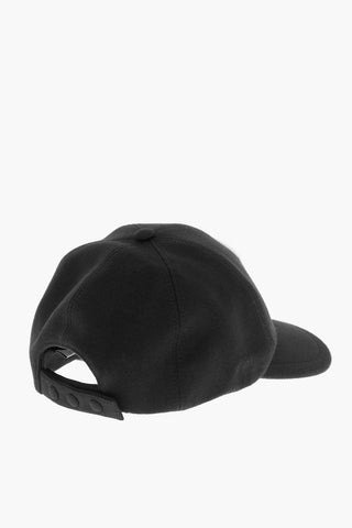 Cappello Baseball in Tinta Unita con Logo in Rilievo