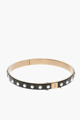 Metal DIOR PUNK Choker with Beads