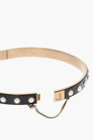 Metal DIOR PUNK Choker with Beads