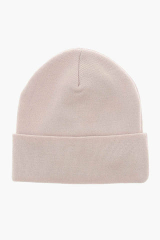 Solid Color Beanie with Embroidered Logo