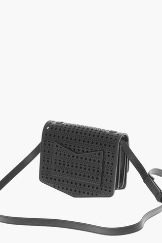 Perforated Leather LE PAPA SMALL Crossbody Bag