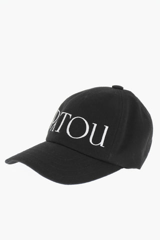 Cappello Baseball in Tinta Unita con Logo Ricamato