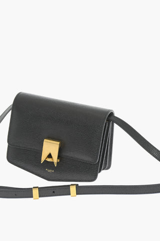 Leather LE PAPA SMALL Crossbody Bag with Golden Details