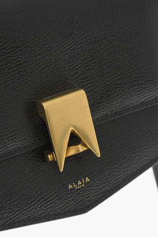Leather LE PAPA SMALL Crossbody Bag with Golden Details