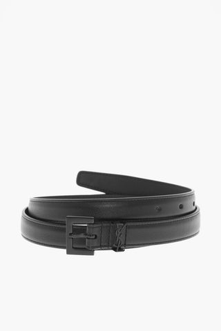Solid Color Leather Belt 20mm