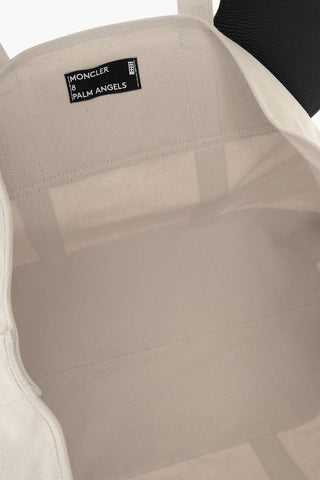 8 PALM ANGELS Textured Leather and Fabric Tote Bag