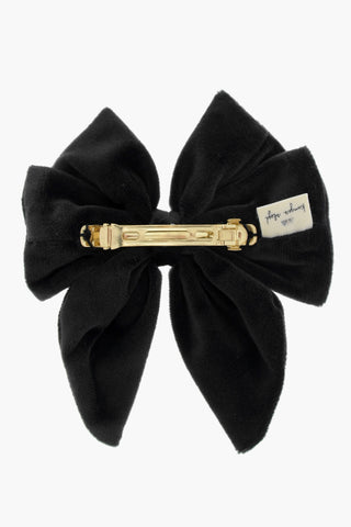 Velvet Bow-Shaped Hair Clip