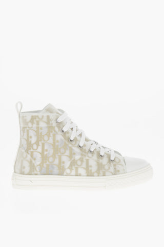 Sneakers Alte con Logo All-Over