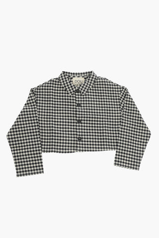 Two-Tone Checked Shirt