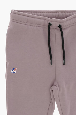 Solid Color Joggers with Fleece Inner