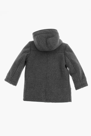 Solid Color Coat with Hood