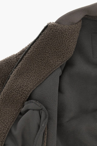 Bomber in Pile con Chiusura Zip
