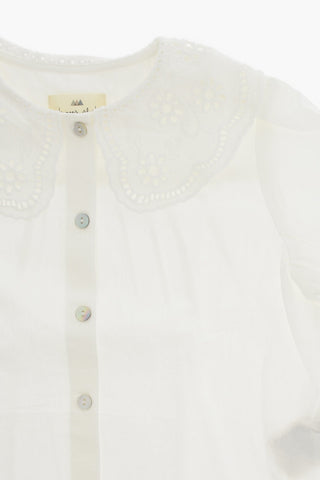 Solid Color RILO Shirt with Sangallo Collar