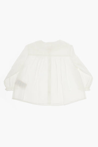 Solid Color RILO Shirt with Sangallo Collar