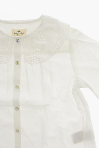 Solid Color RILO Shirt with Sangallo Collar
