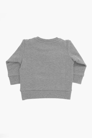 Stretch Cotton Joggers and Crew-neck Sweatshirt Set