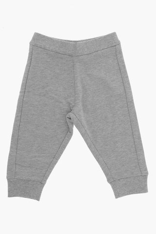 Stretch Cotton Joggers and Crew-neck Sweatshirt Set