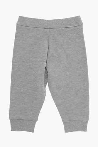 Stretch Cotton Joggers and Crew-neck Sweatshirt Set