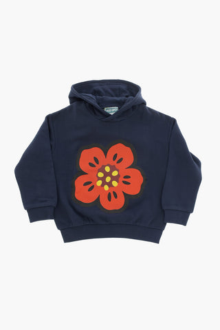 Printed Brushed Cotton Hoodie